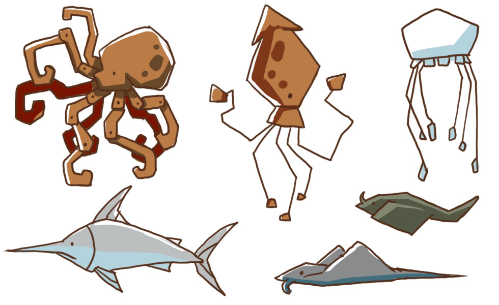 Sealife Art from Scribblenauts