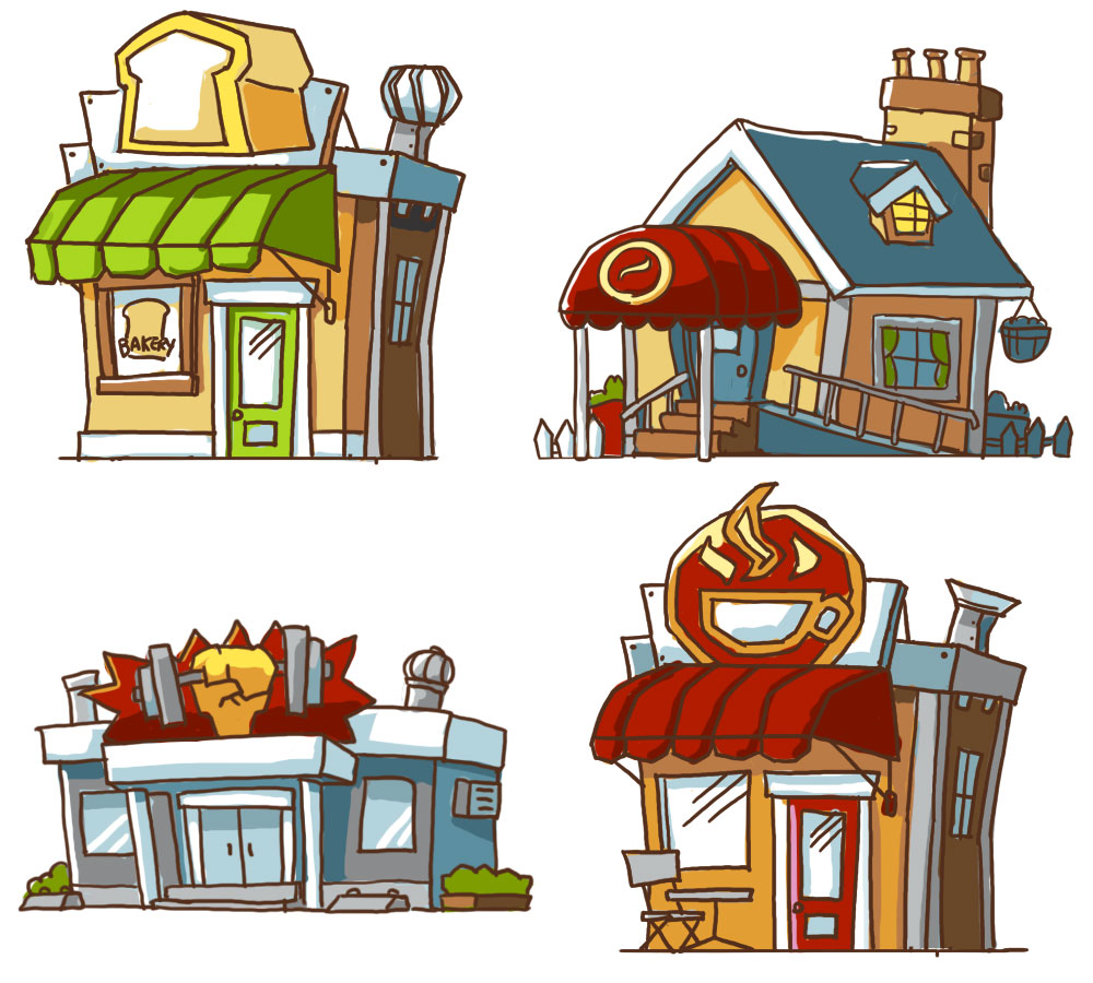 Structures Art from Scribblenauts