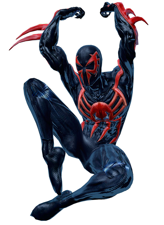 Spider-Man 2099 Art from Spider-Man: Shattered Dimensions