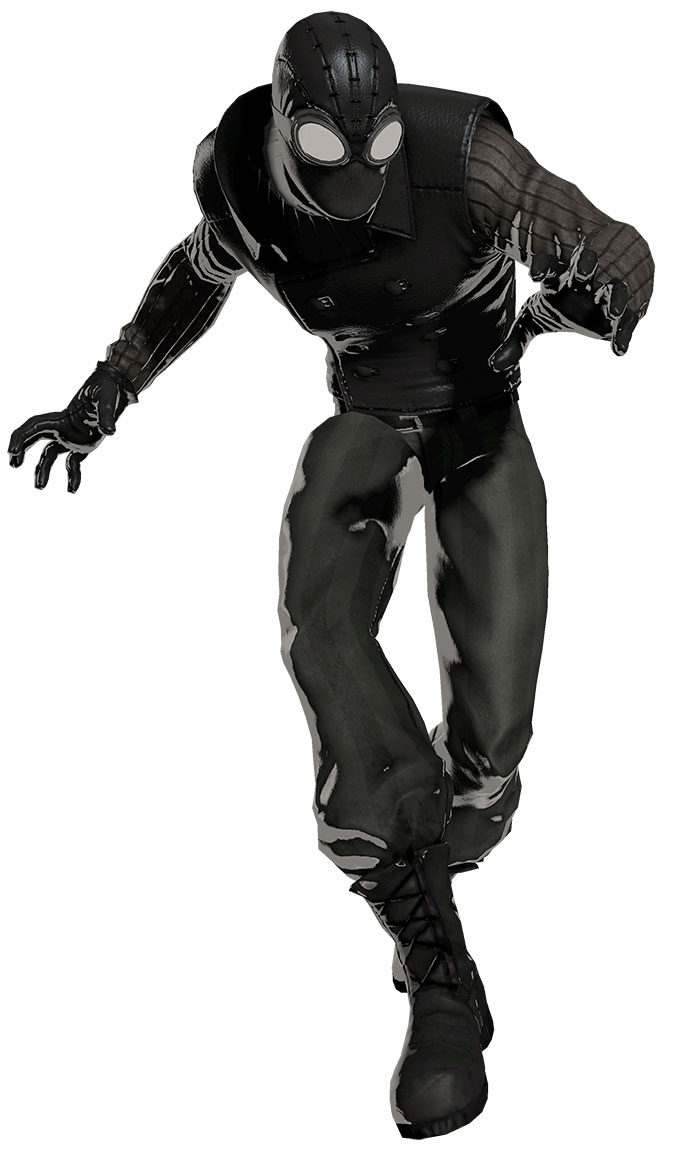 Spider-Man Noir Art from Spider-Man: Shattered Dimensions