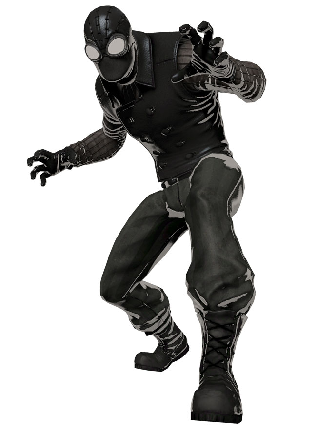 Spider-Man Noir Art from Spider-Man: Shattered Dimensions