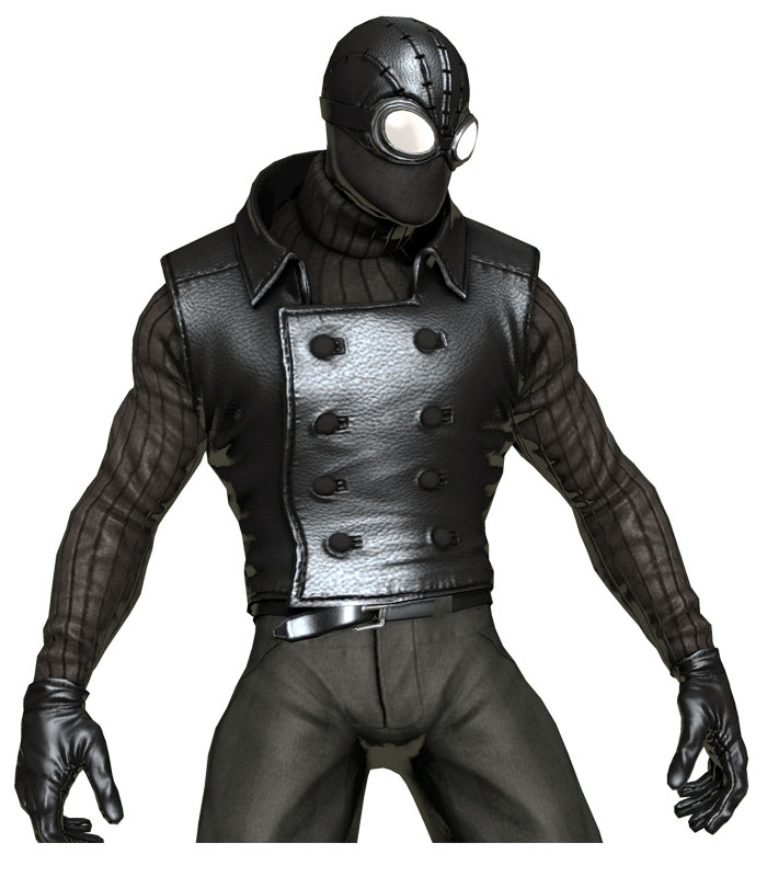 Spider-Man Noir Art from Spider-Man: Shattered Dimensions