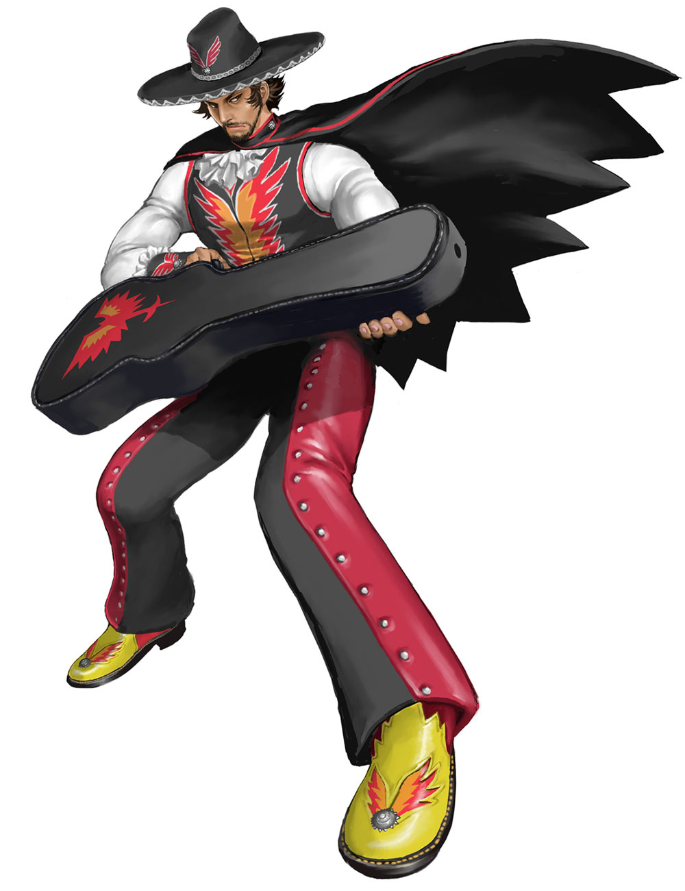 Miguel Caballero Rojo Costume Art from Tekken Tag Tournament 2