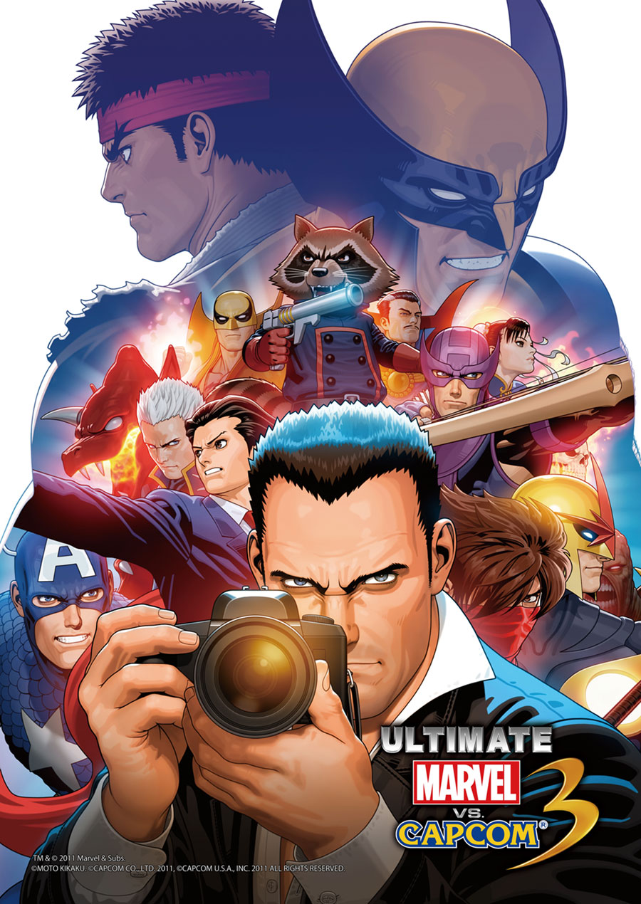 Gamer's Day Poster Art from Ultimate Marvel vs. Capcom 3