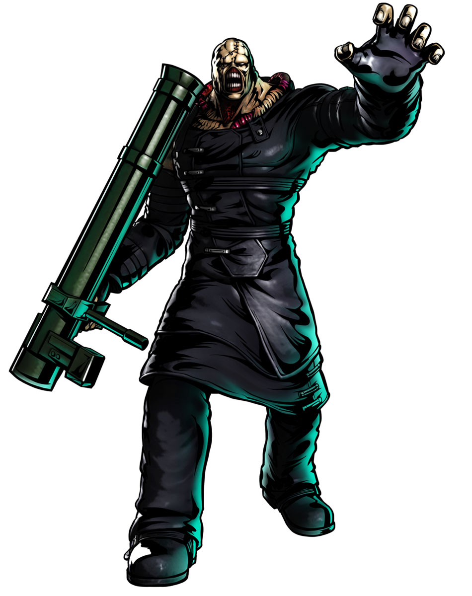 Nemesis T-Type Art from Ultimate Marvel vs. Capcom 3