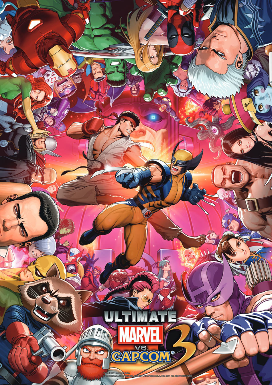Poster Art by Shinkiro from Ultimate Marvel vs. Capcom 3