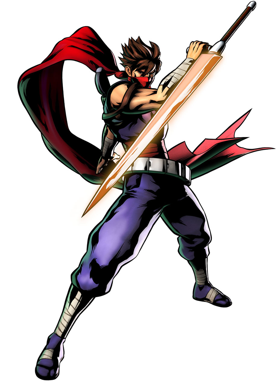 Strider Hiryu Art from Ultimate Marvel vs. Capcom 3