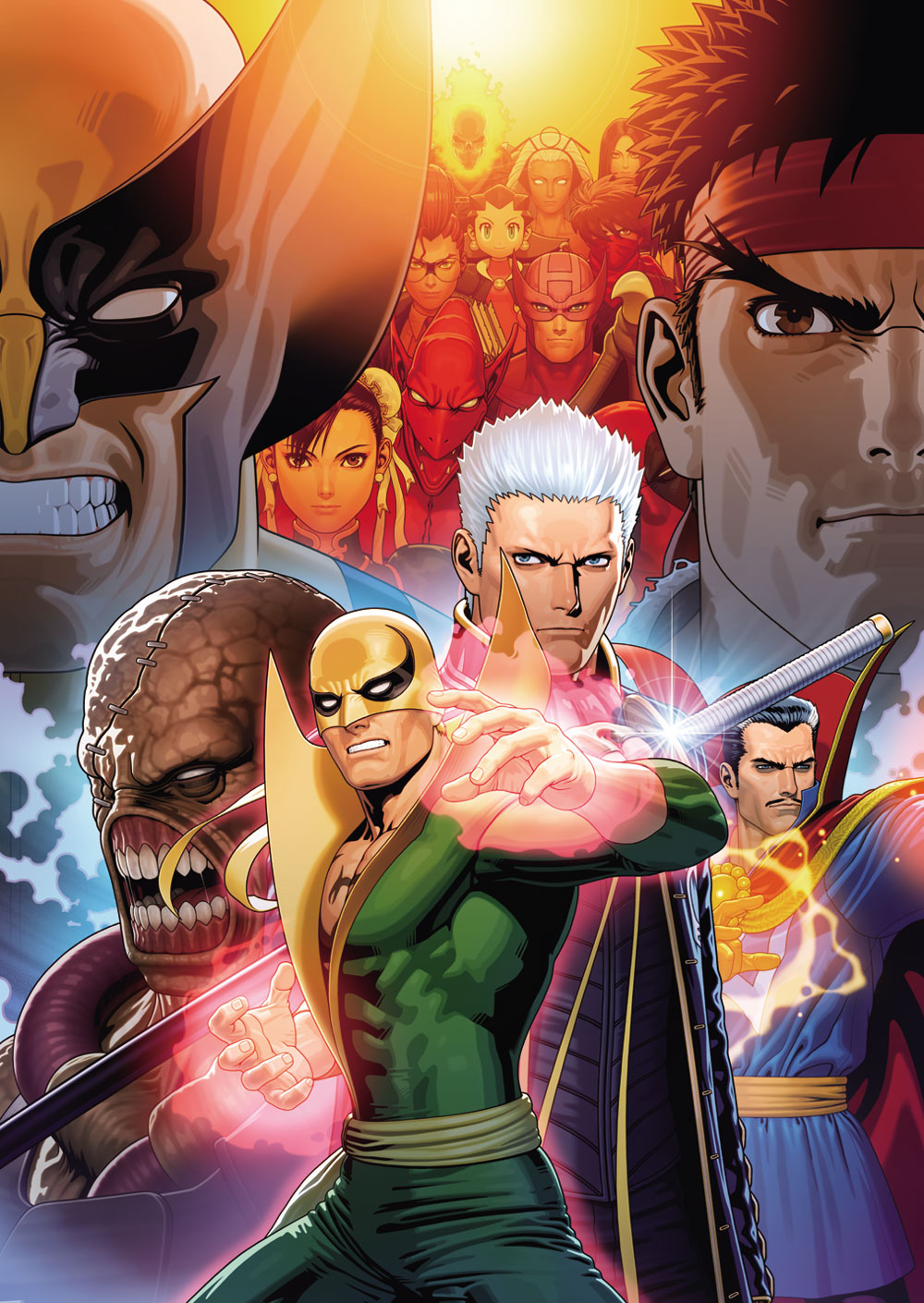 Tokyo Game Show Poster Art from Ultimate Marvel vs. Capcom 3