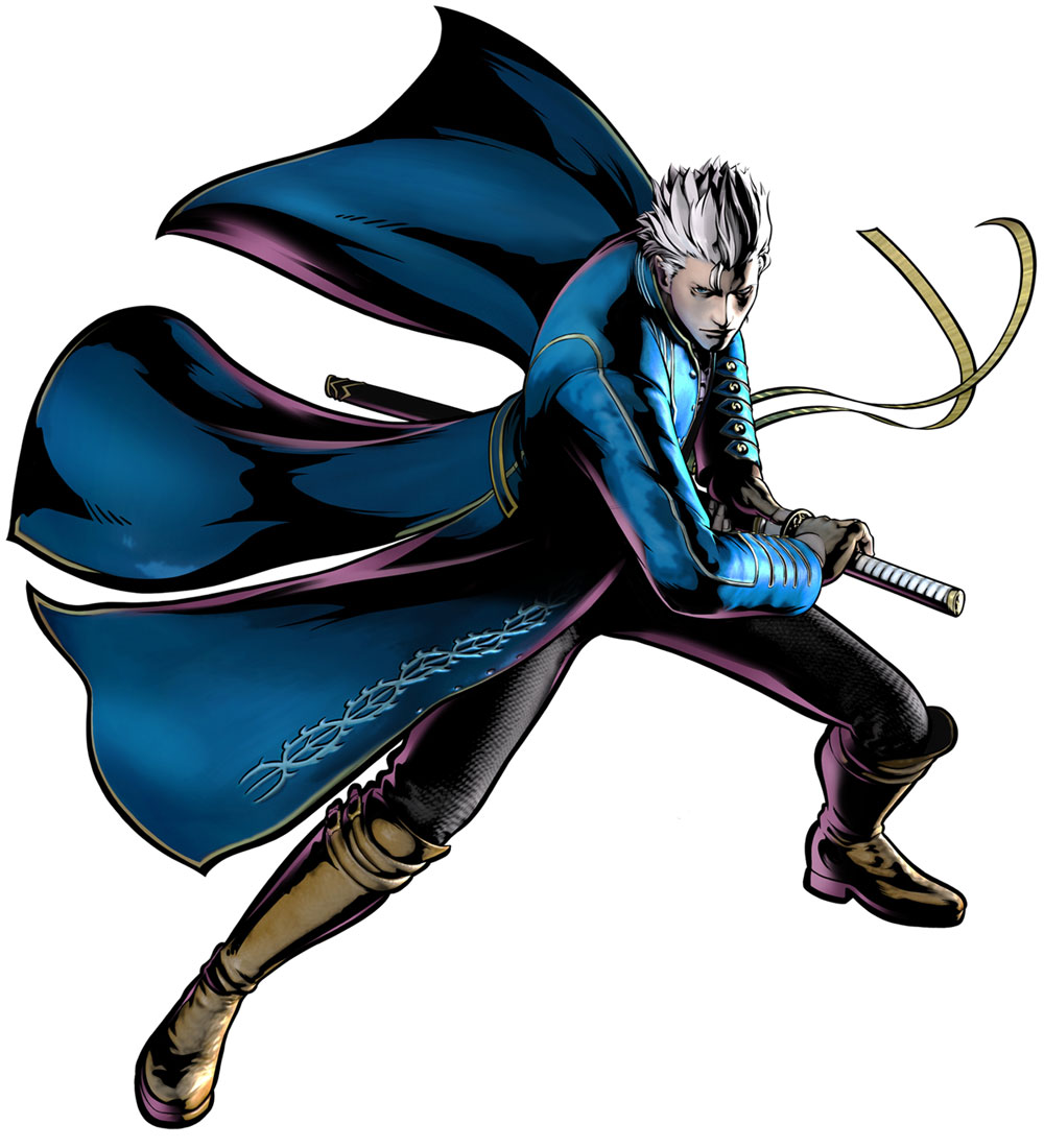 Vergil Art from Ultimate Marvel vs. Capcom 3