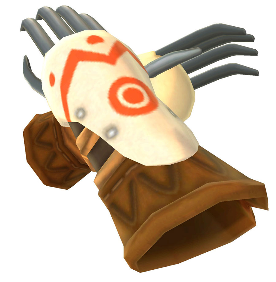 Digging Mitts Art from The Legend of Zelda: Skyward Sword