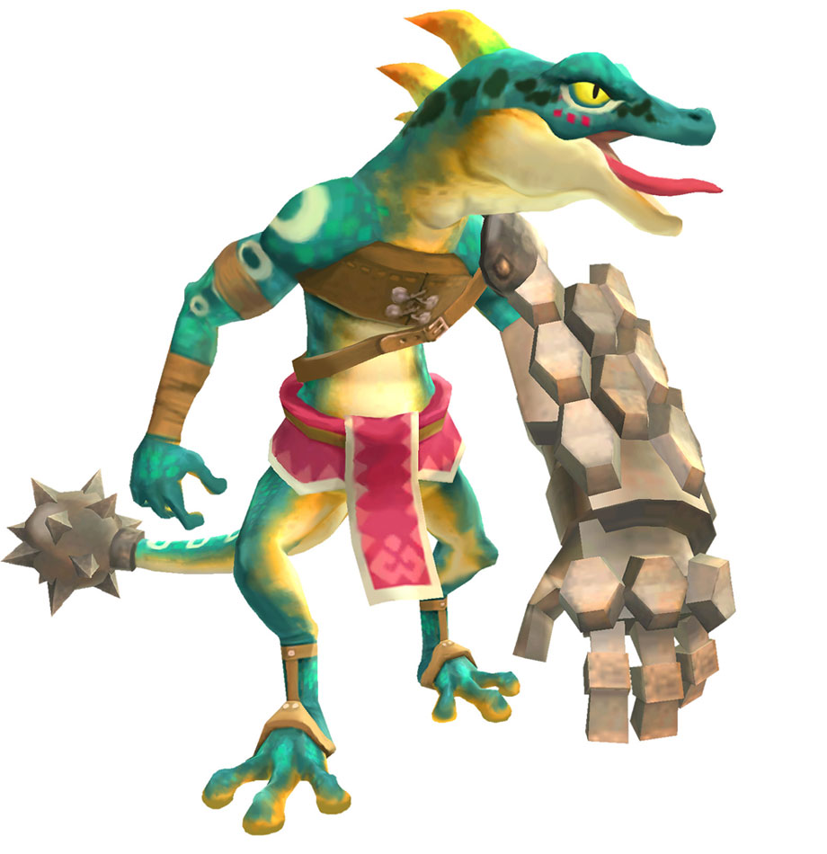 Lizalfos Art from The Legend of Zelda: Skyward Sword