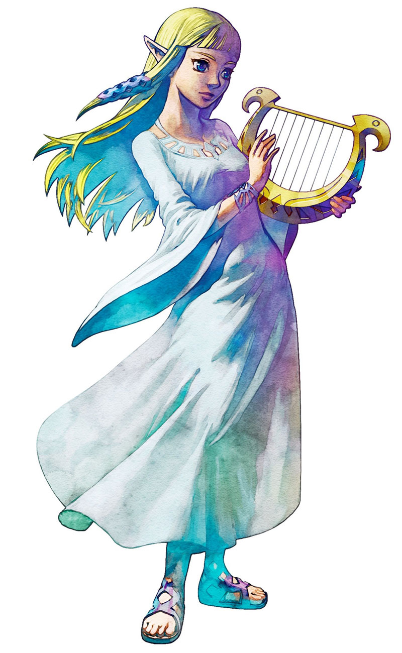 Princess Zelda Art from The Legend of Zelda: Skyward Sword