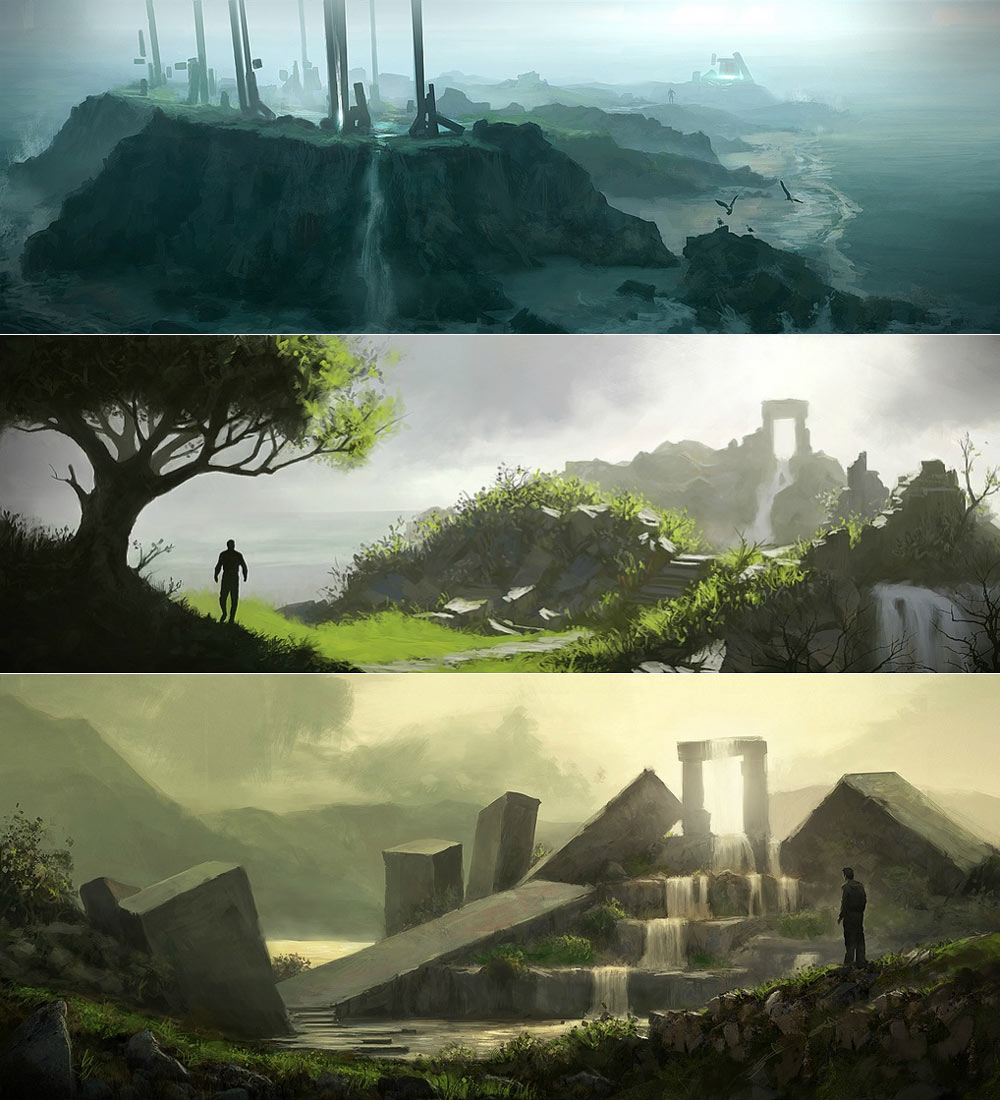 Animus Island Art from Assassin's Creed: Revelations