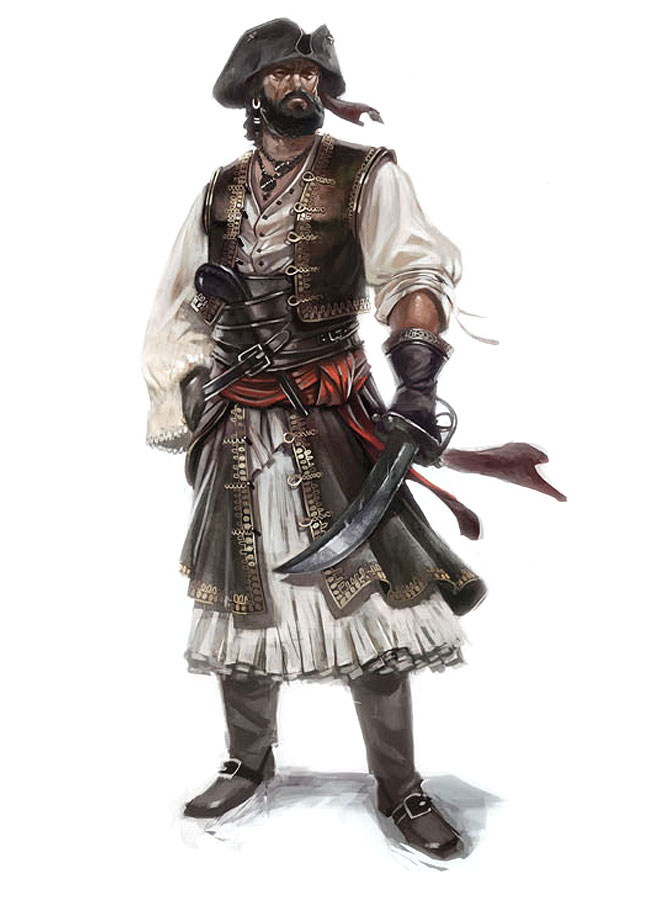 Blaise Legros - The Privateer Art from Assassin's Creed: Revelations