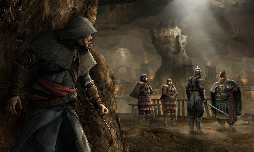Cappadocia Underground Eavesdropping Art from Assassin's Creed: Revelations