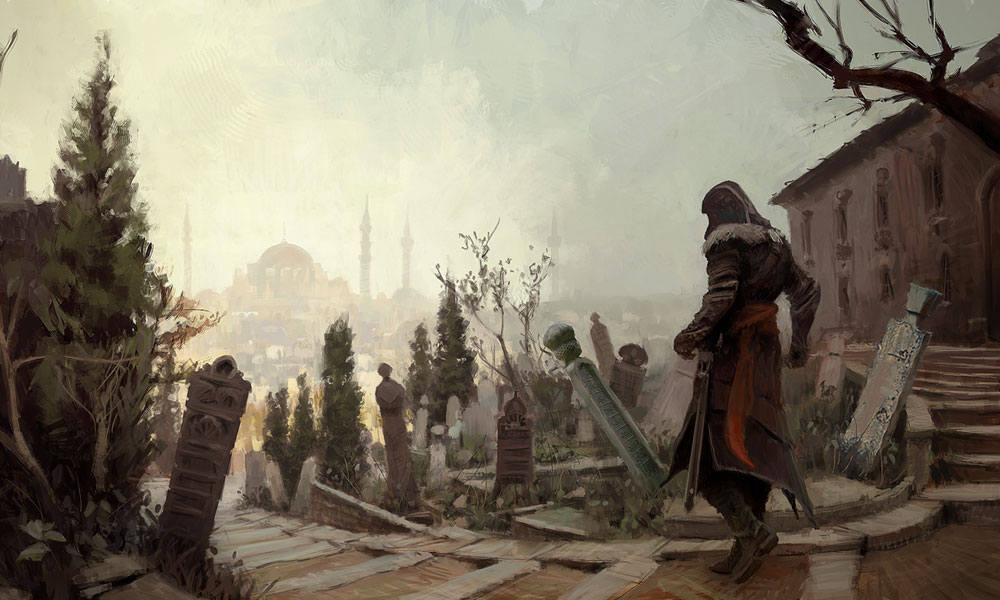 Constantinople Backstreets Art from Assassin's Creed: Revelations