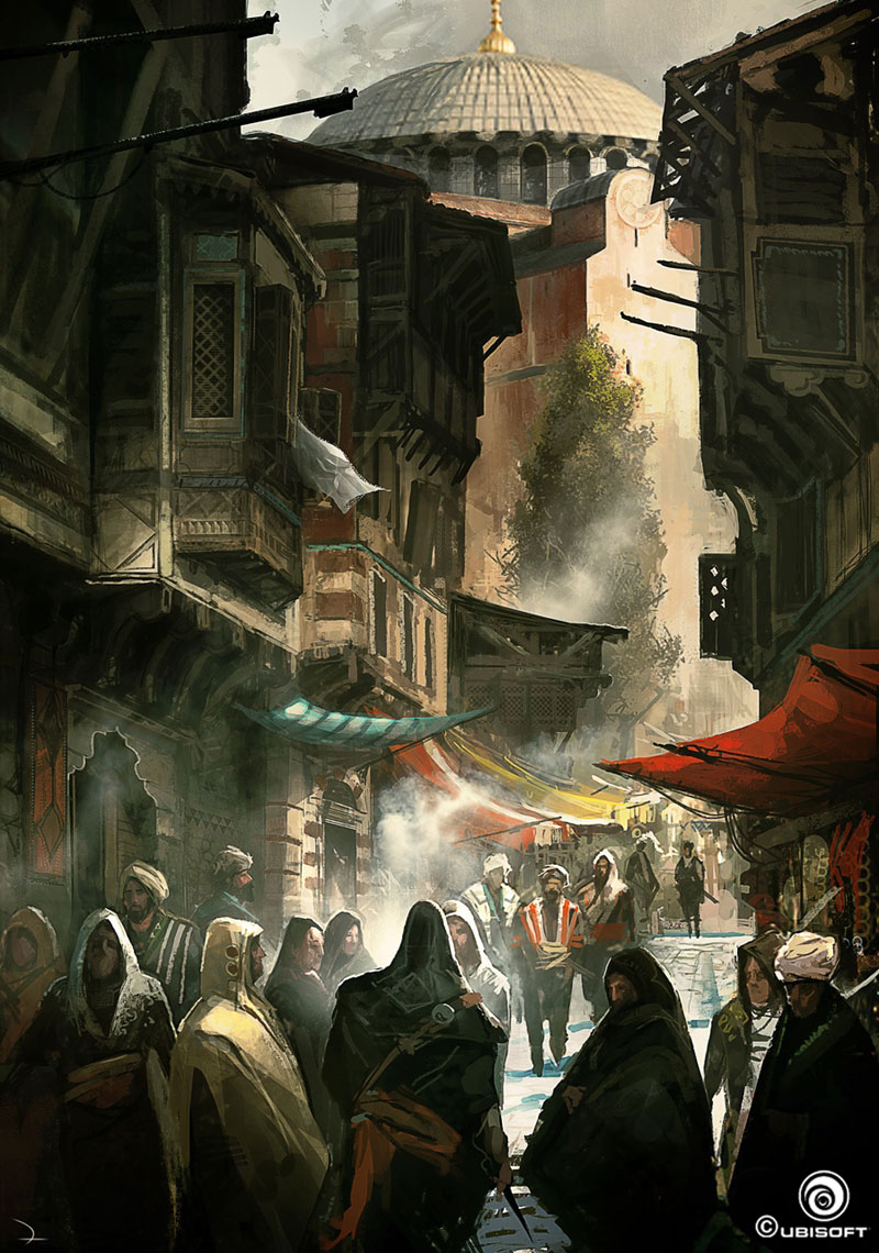 Constantinople Market Art from Assassin's Creed: Revelations