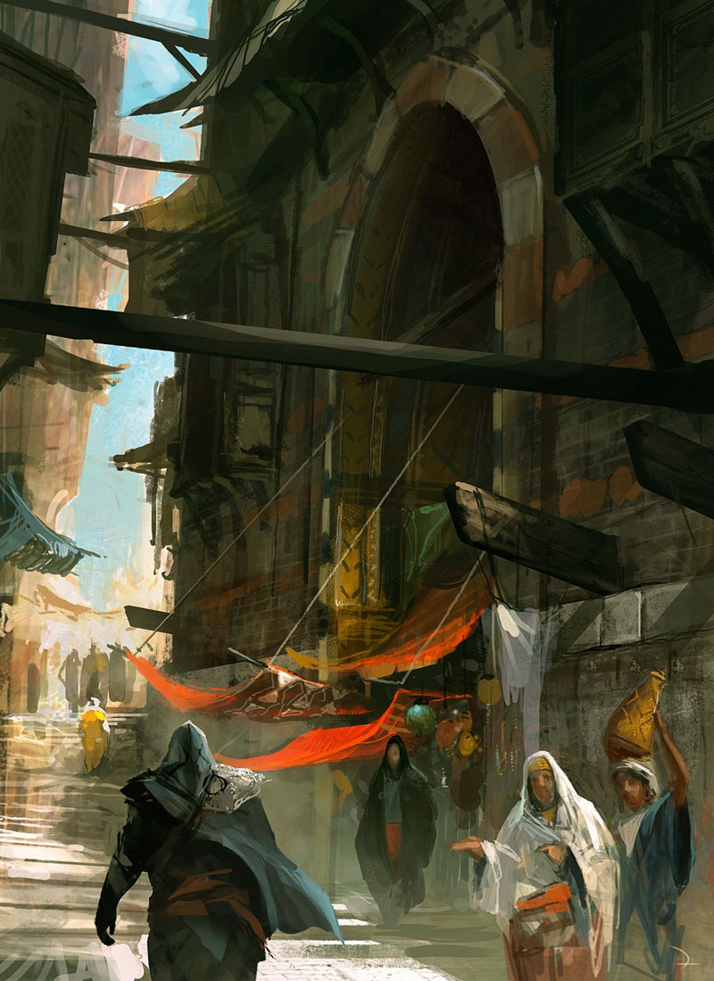 Constantinople Market Art from Assassin's Creed: Revelations