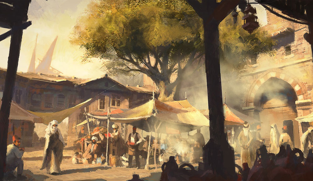 Constantinople Market Art from Assassin's Creed: Revelations
