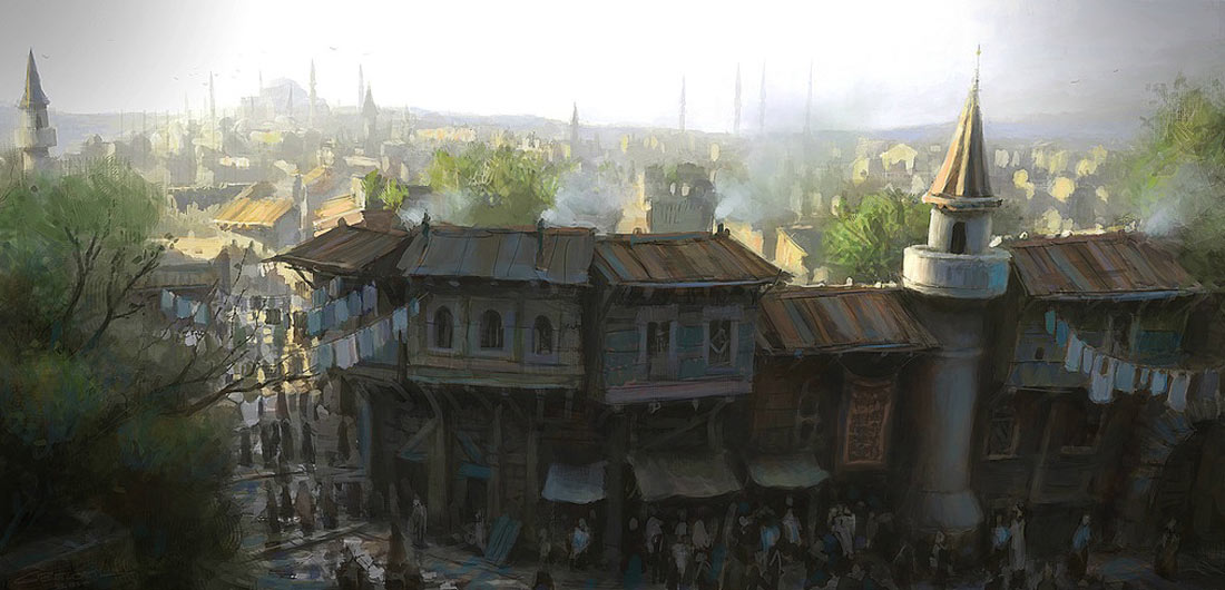 Constantinople Poor District Art from Assassin's Creed: Revelations