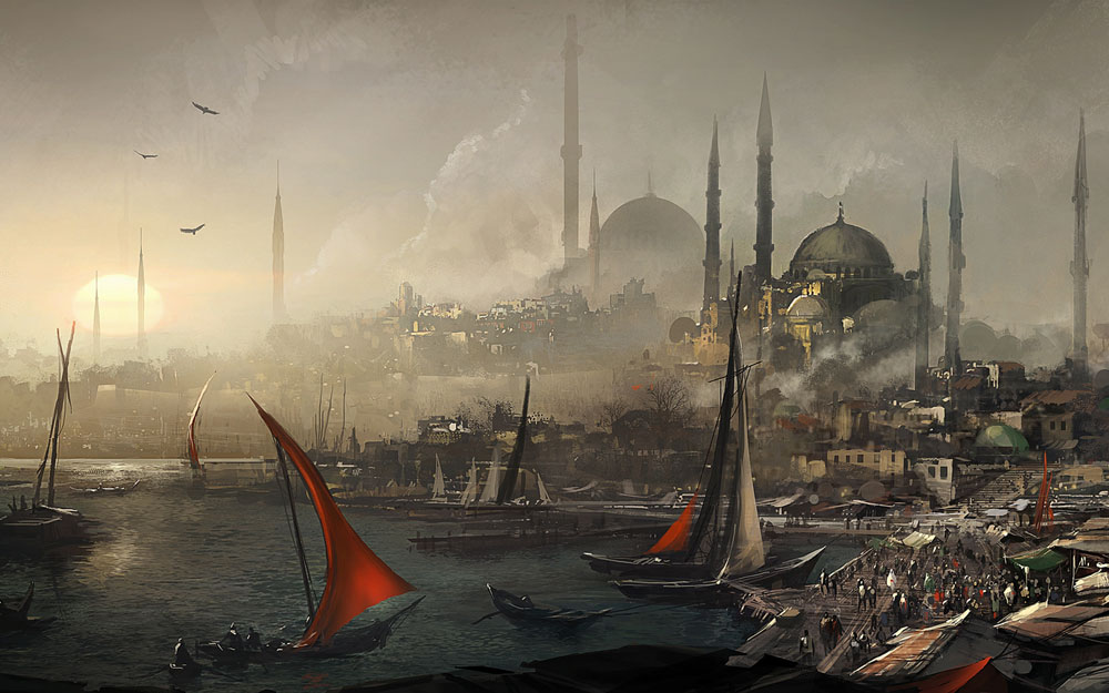 Constantinople Port Art from Assassin's Creed: Revelations