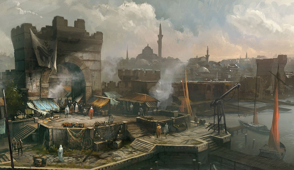 Constantinople Port Art from Assassin's Creed: Revelations