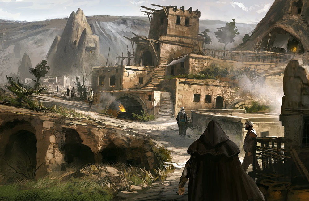 Cappadocia Rural Area Art from Assassin's Creed: Revelations