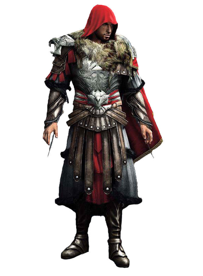 Ezio & Armor of Brutus Art from Assassin's Creed: Revelations