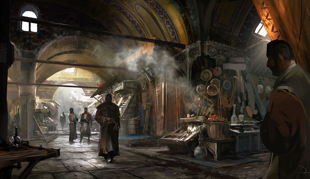 Market Area Art from Assassin's Creed: Revelations