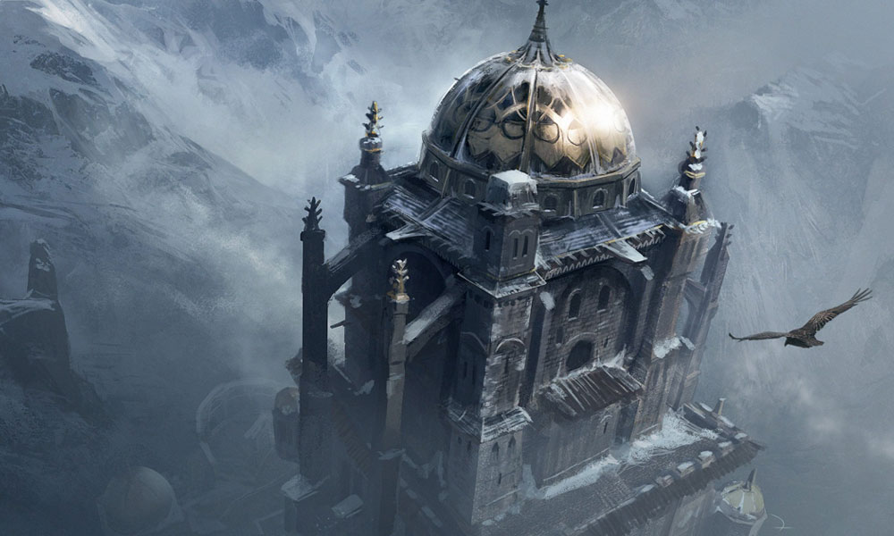 Masyaf Fortress Art from Assassin's Creed: Revelations
