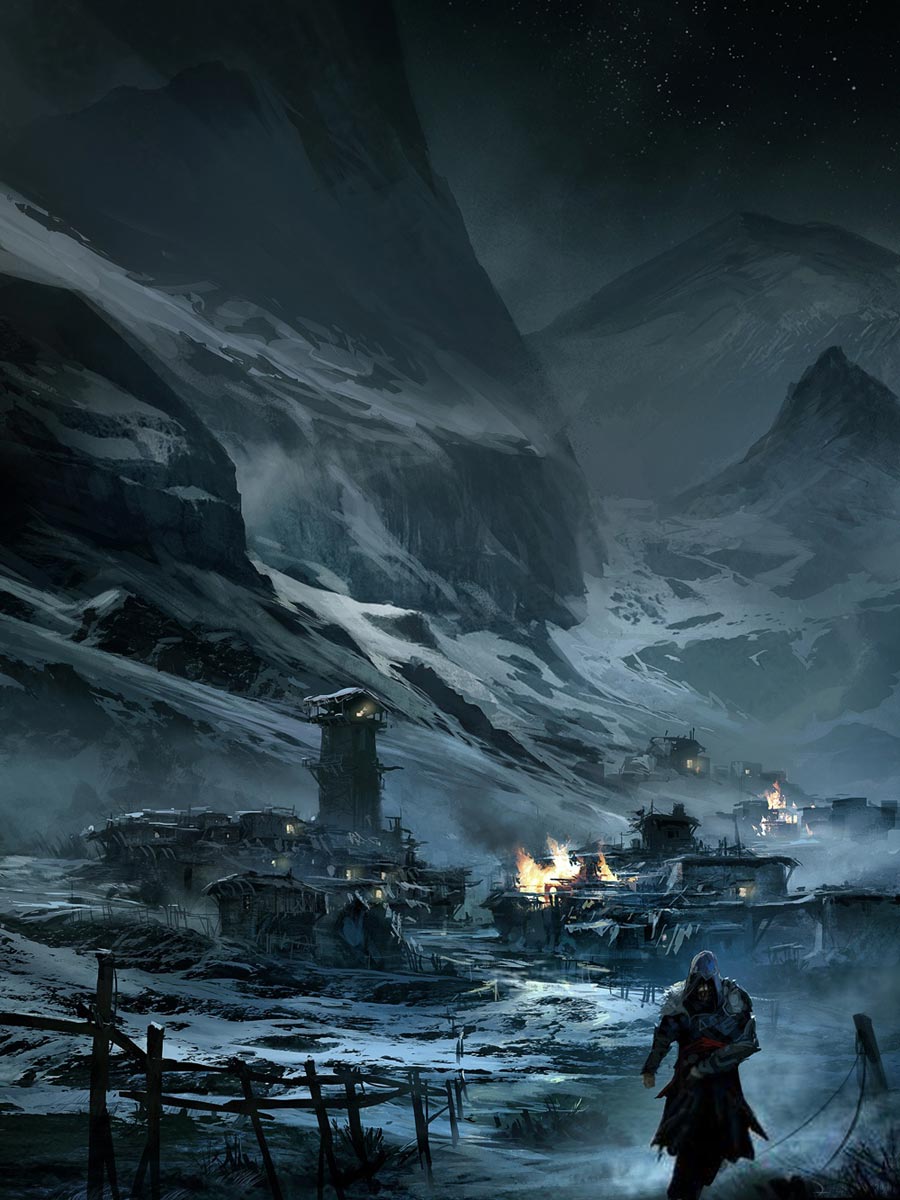Leaving Masyaf Art from Assassin's Creed: Revelations