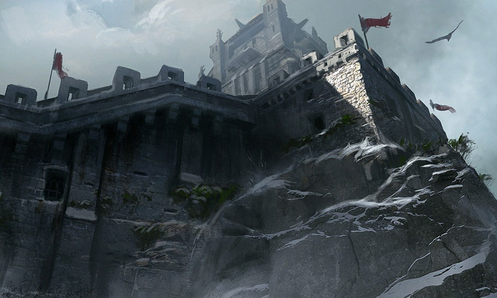 Masyaf Fortress Art from Assassin's Creed: Revelations
