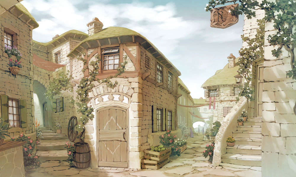 Arls Town Art from Atelier Meruru: The Apprentice of Arland