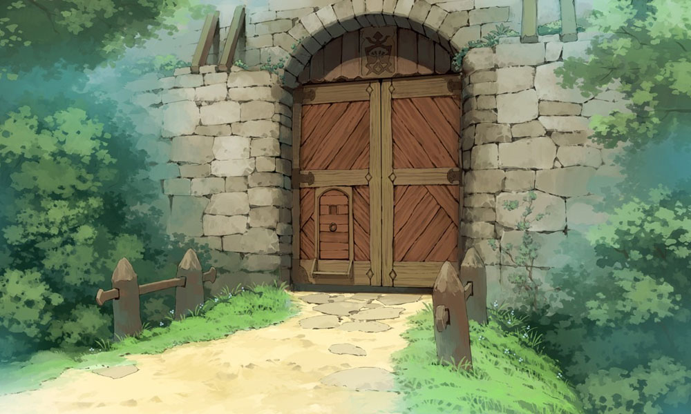 Town Gate Art from Atelier Meruru: The Apprentice of Arland
