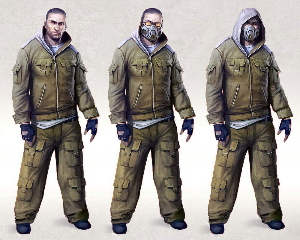 Character Concept Art from Deep Black