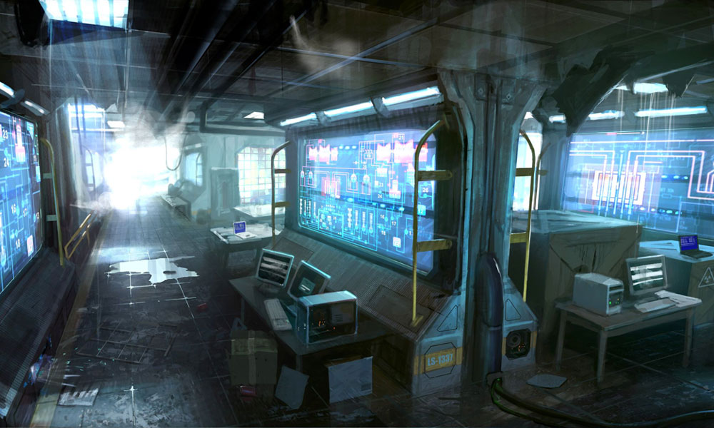 Environment Concept Art from Deep Black