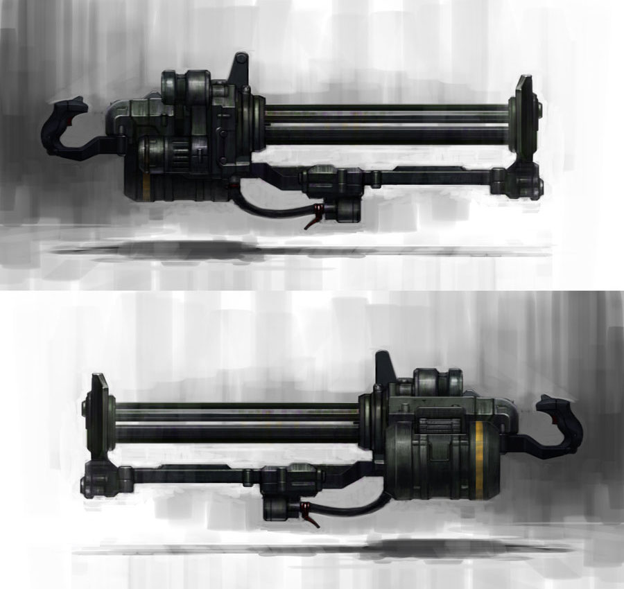 Weapon Design Art from Deep Black