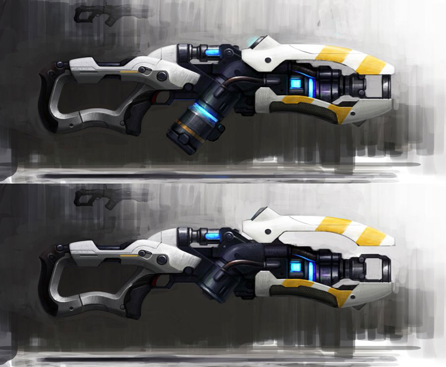 Weapon Design Art from Deep Black