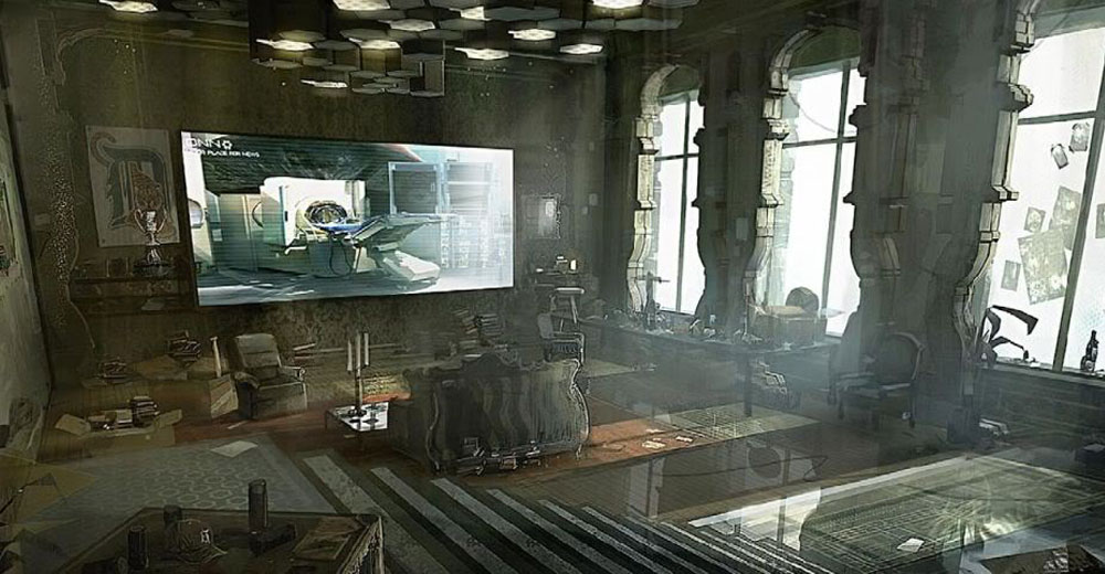 Jensen's Apartment Art from Deus Ex: Human Revolution