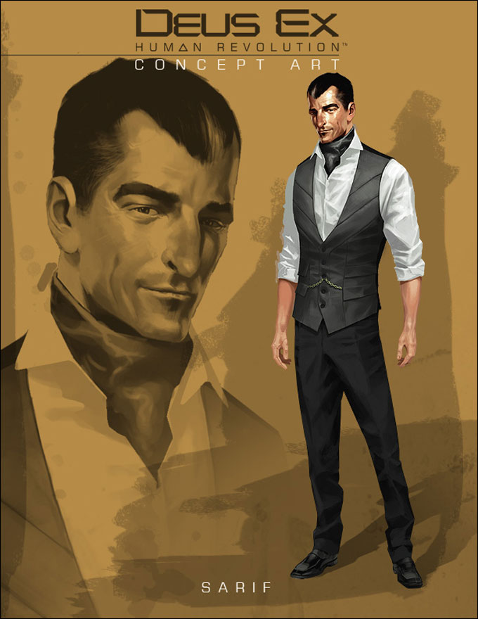 David Sarif Art from Deus Ex: Human Revolution