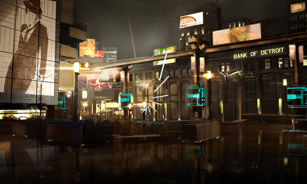 Detroit Bank Art from Deus Ex: Human Revolution