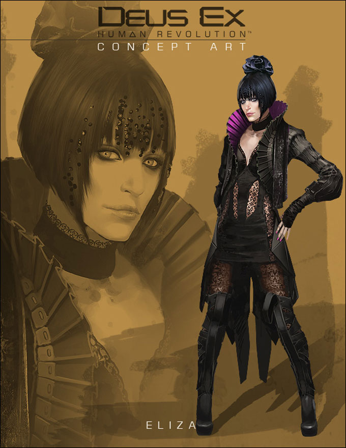 Eliza Cassan Art from Deus Ex: Human Revolution
