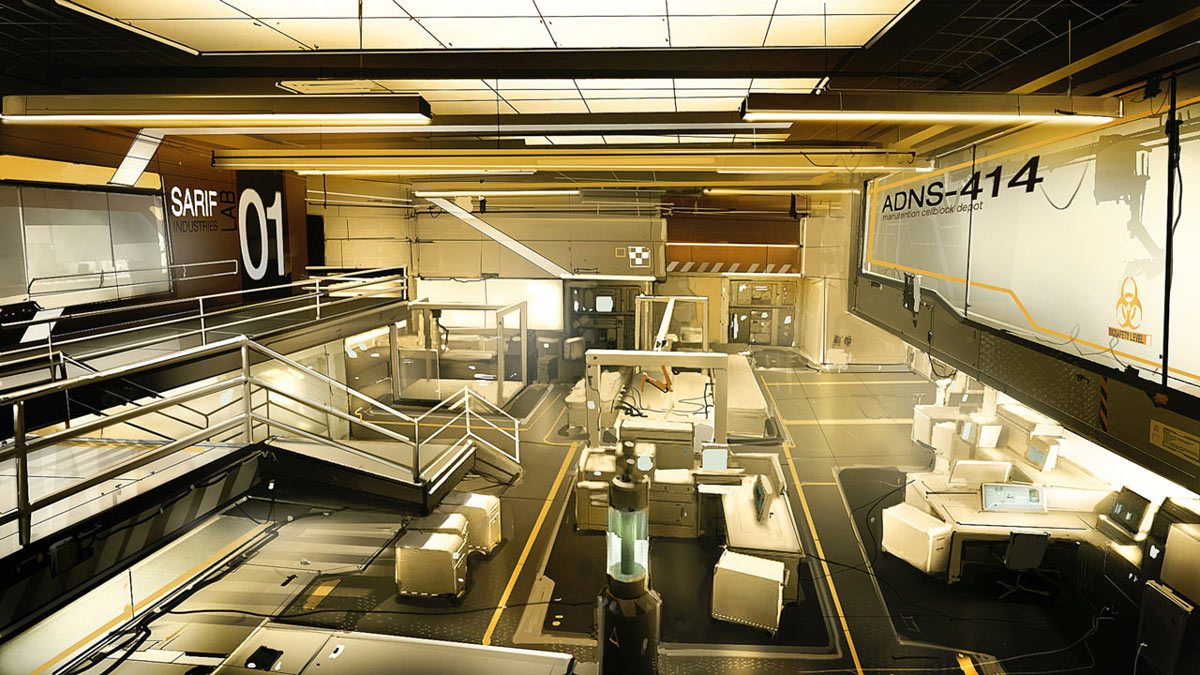 Megan Reed's Lab Art from Deus Ex: Human Revolution