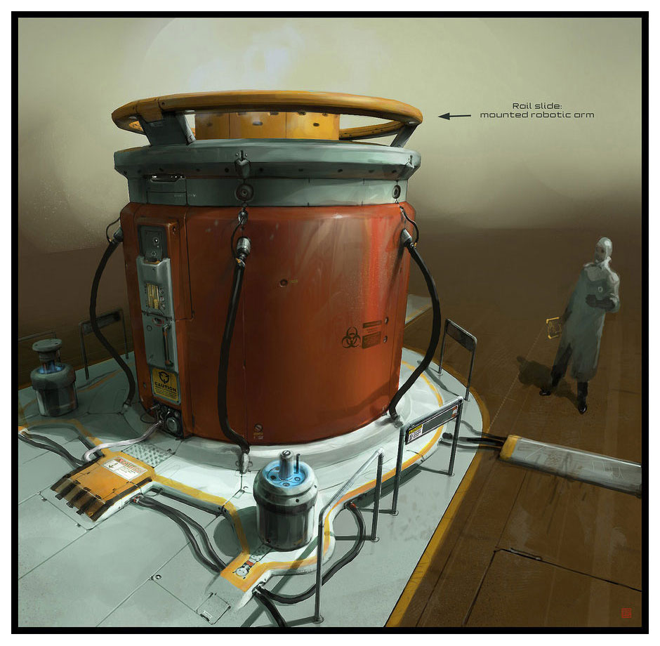 Montreal Lab Oven Art from Deus Ex: Human Revolution