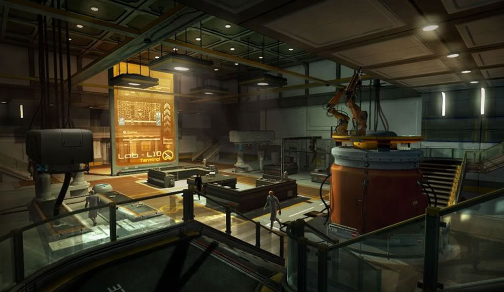 Montreal Lab Art from Deus Ex: Human Revolution