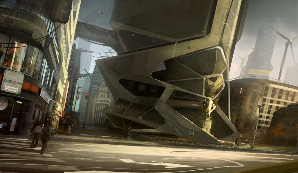 Montreal Art from Deus Ex: Human Revolution