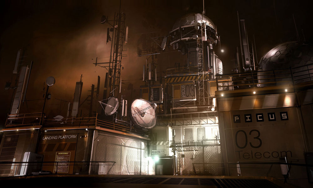 Picus Entrance Art from Deus Ex: Human Revolution