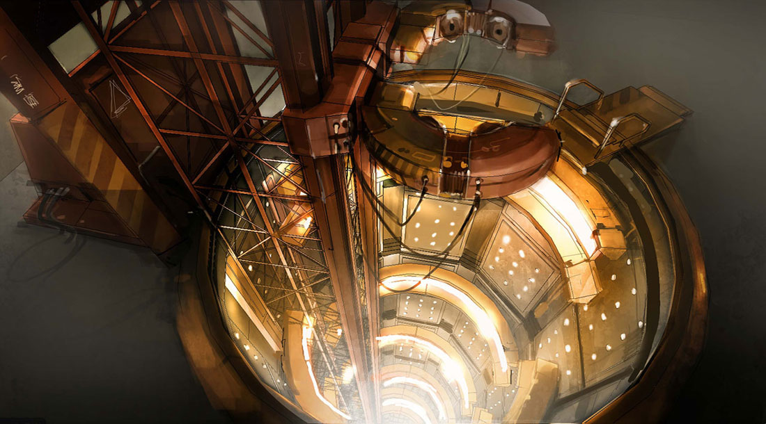 Rocket Magnetic Rail Art from Deus Ex: Human Revolution