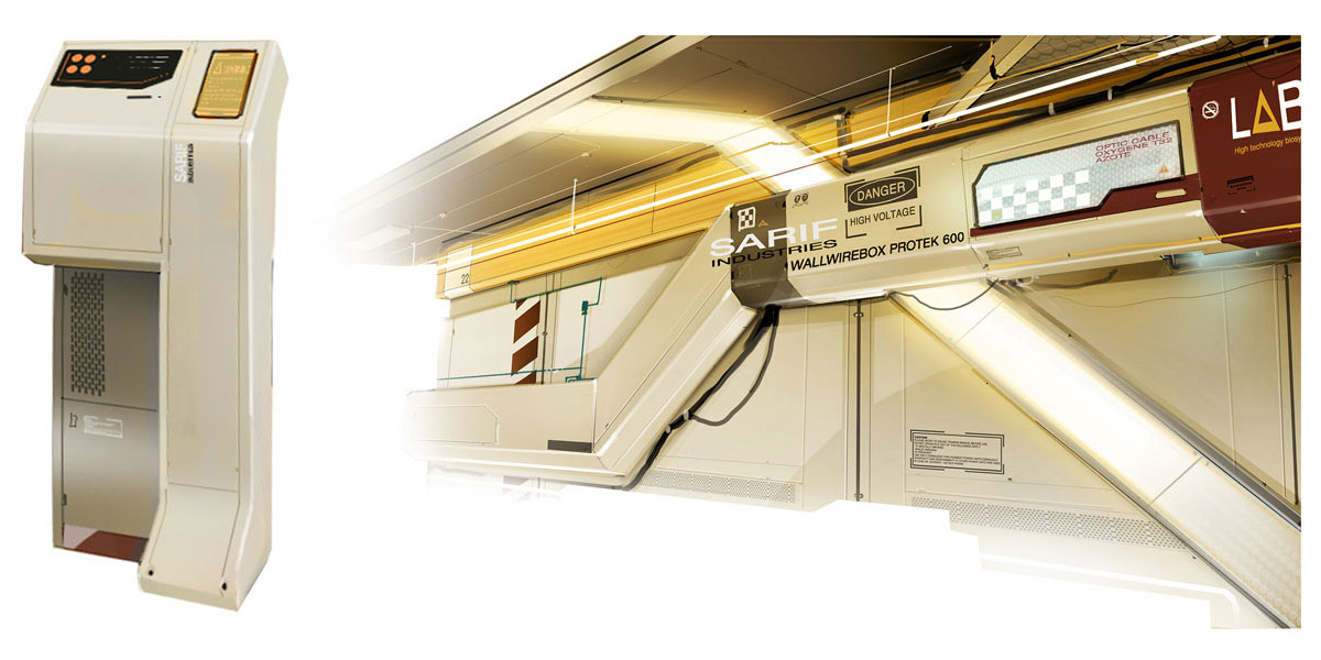 Sarif WallWireBox Art from Deus Ex: Human Revolution