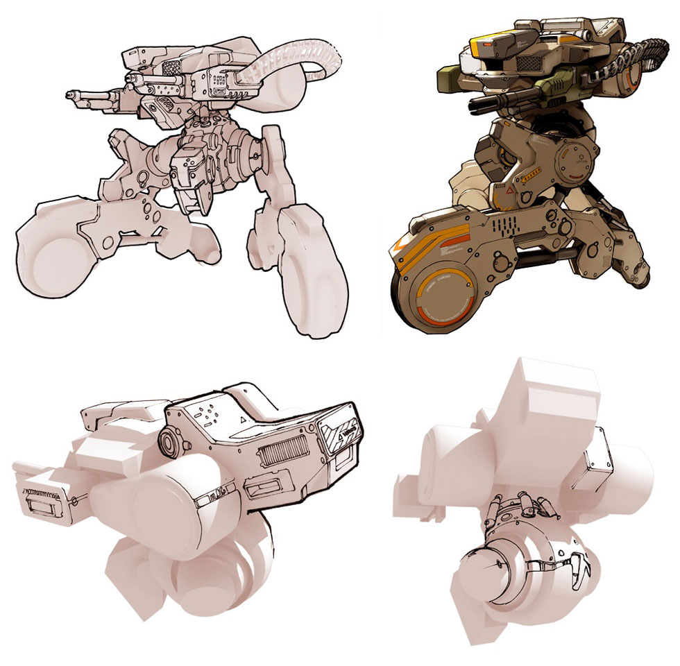 Security Drone Art from Deus Ex: Human Revolution